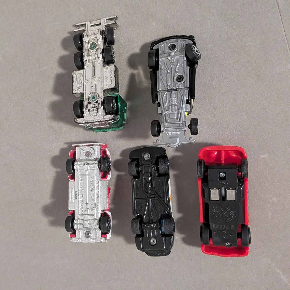 Lot Of 5 Vintage Matchbox Cars 90s W/ Wear & Tear